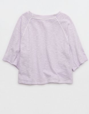 Aerie It's Casual Knit Slub T-Shirt
