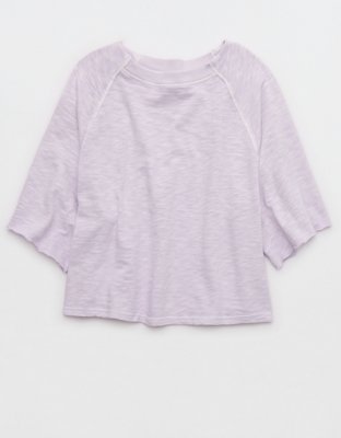 Aerie It's Casual Knit Slub T-Shirt