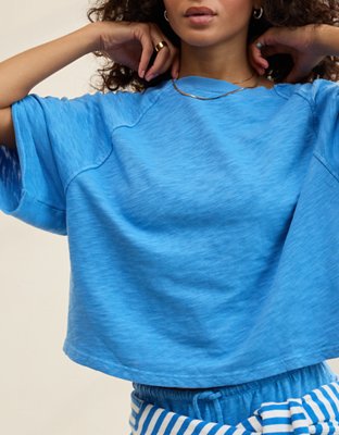 Aerie It's Casual Knit Slub T-Shirt