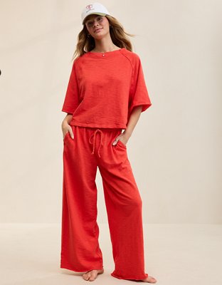 Aerie It's Casual Knit Slub T-Shirt