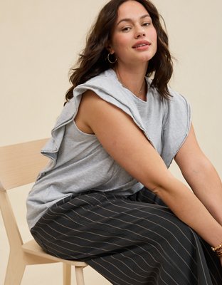 Aerie Flutter Sleeve T-Shirt