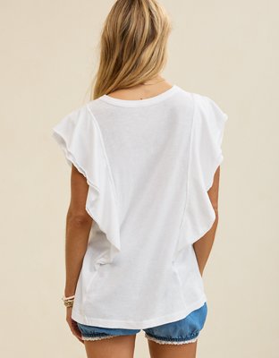 Aerie Flutter Sleeve T-Shirt