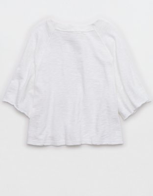 Aerie It's Casual Knit Slub T-Shirt