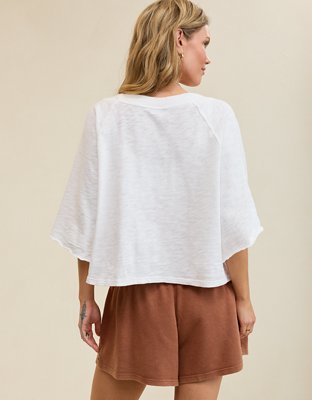 Aerie It's Casual Knit Slub T-Shirt