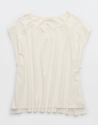 Aerie Summer Breeze Notch Neck T-Shirt