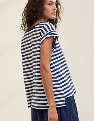 Aerie Summer Breeze Notch Neck T-Shirt