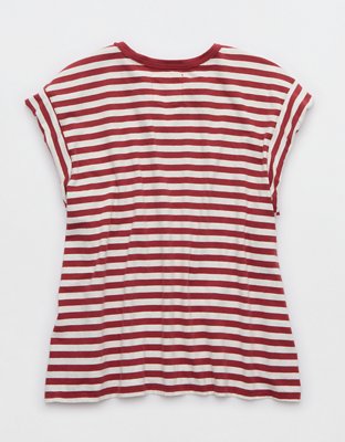 Aerie Summer Breeze Notch Neck T-Shirt