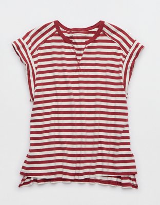 Aerie Summer Breeze Notch Neck T-Shirt