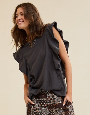 Aerie Flutter Sleeve T-Shirt