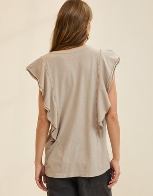 Aerie Flutter Sleeve T-Shirt