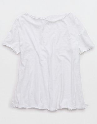Aerie Oversized Off The Shoulder T-Shirt