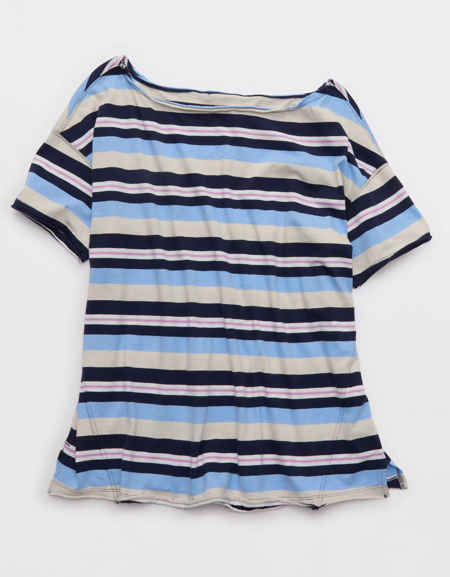 Aerie Off The Shoulder Oversized Boyfriend T-Shirt - thumbnail 3