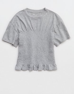 Aerie Smocked T-Shirt