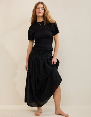 plunging neckline midi dress Maribel