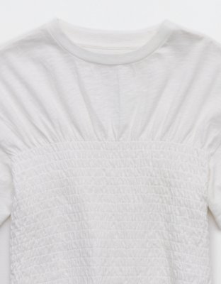 Aerie Smocked T-Shirt