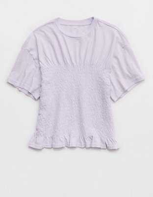 Aerie Smocked T-Shirt