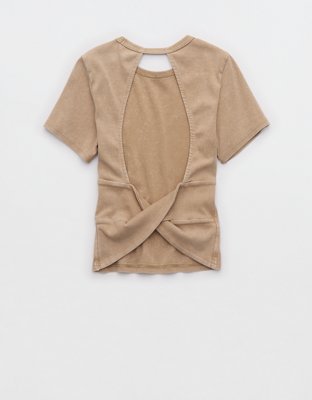 Aerie Twist Back Baby T-Shirt