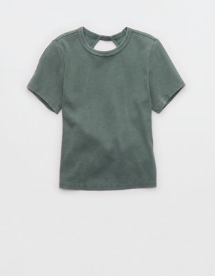 Aerie Twist Back Baby T-Shirt