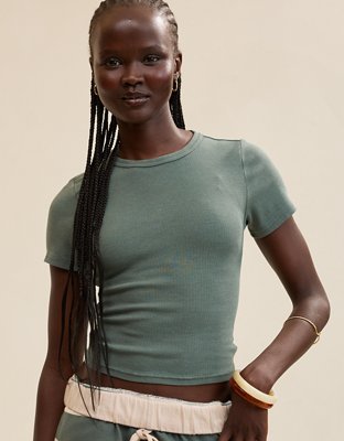 Aerie Twist Back Baby T-Shirt