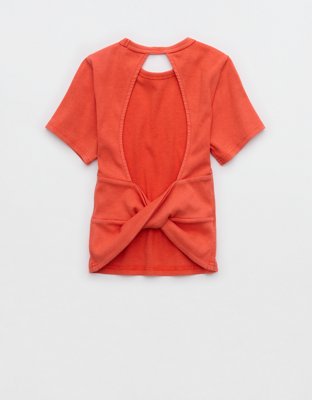 Aerie Twist Back Baby T-Shirt