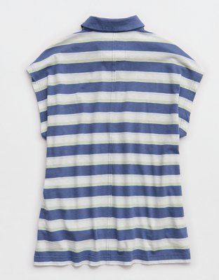 Aerie Happiest Oversized Polo T-Shirt