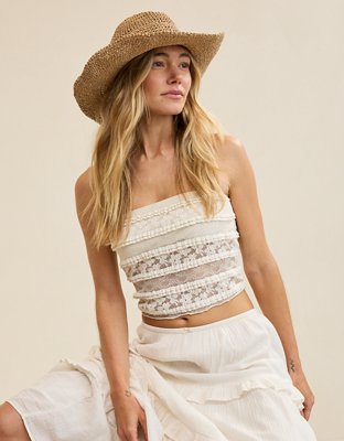 Aerie Shimmer Straw Cowboy Hat from American Eagle - $39.95
