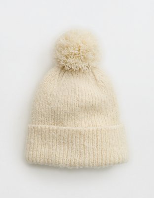 Aerie Fuzzy Pom Beanie
