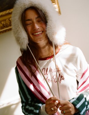 Aerie Fur Trapper Hat