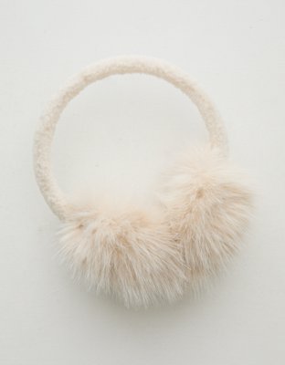 Головные уборы Aerie Fur Earmuffs, цвет: Cake Batter — фото 2