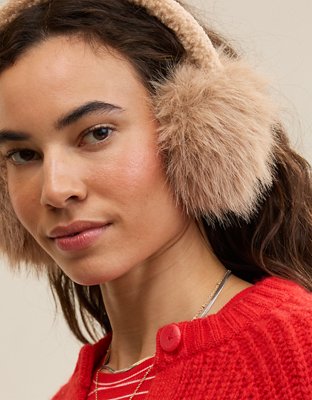 Aerie Fur Earmuffs