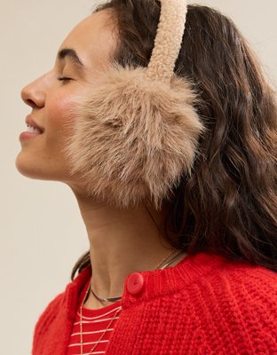Aerie Fur Earmuffs