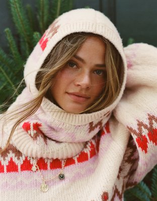 Aerie Fairisle Balaclava