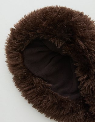 Aerie Fur Pillbox Hat