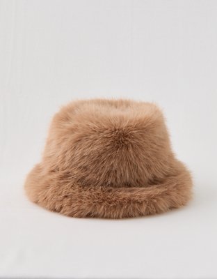Aerie Fur Bucket Hat