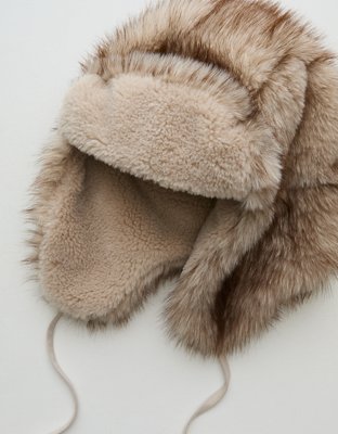 Aerie Multi Fur Trapper Hat