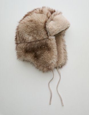 Aerie Multi Fur Trapper Hat