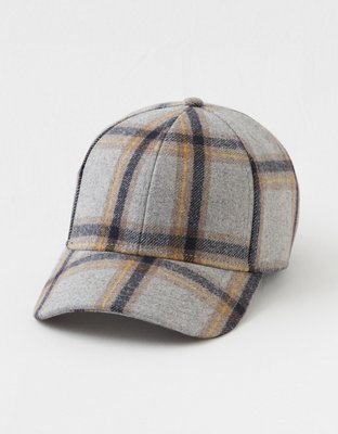 Aerie Flannel Baseball Hat