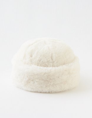 Aerie Gorro de Lana de Piel