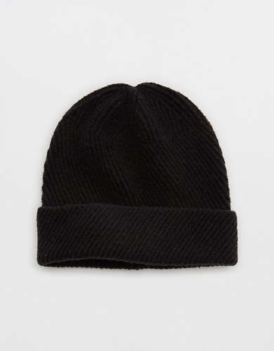 Aerie Ribbed Unreal Cashmere Beanie