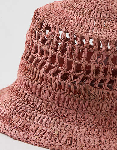 Aerie Crochet Bucket Hat