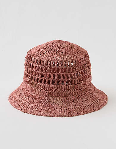 Aerie Crochet Bucket Hat