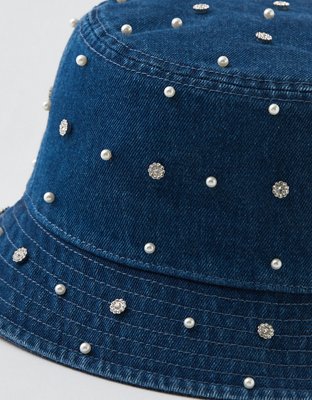 Aerie Pearl Studded Bucket Hat