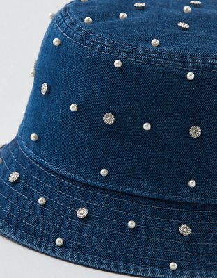 Женские головные уборы Aerie Pearl Studded Bucket Hat — фото 3