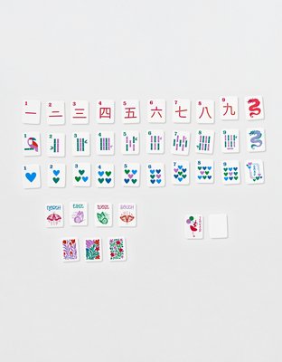 Мини-набор для маджонга Aerie Mini Mahjer Rackin Rosie Edition, цвет: Разноцветный — фото 5