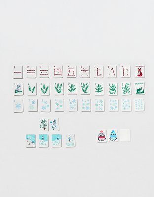 Mini Mahjer Ski Edition Tiles