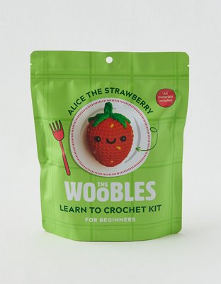 The Woobles Strawberry Crochet Kit