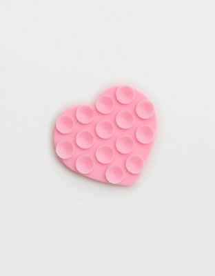 Heart Silicone Suction Phone Accessory
