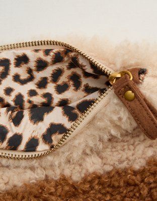 Aerie Fuzzy Fur Pouch