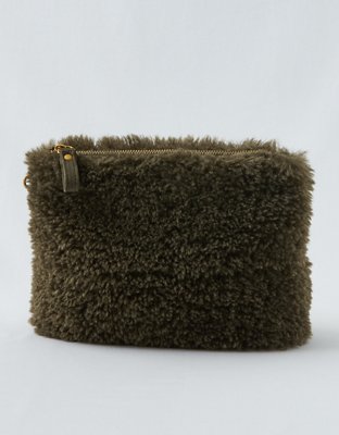 Aerie Fuzzy Fur Pouch