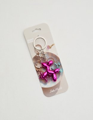 Helio Ferretti Metallic Puppy Keychain